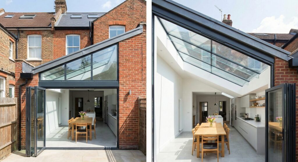 Building house extensions