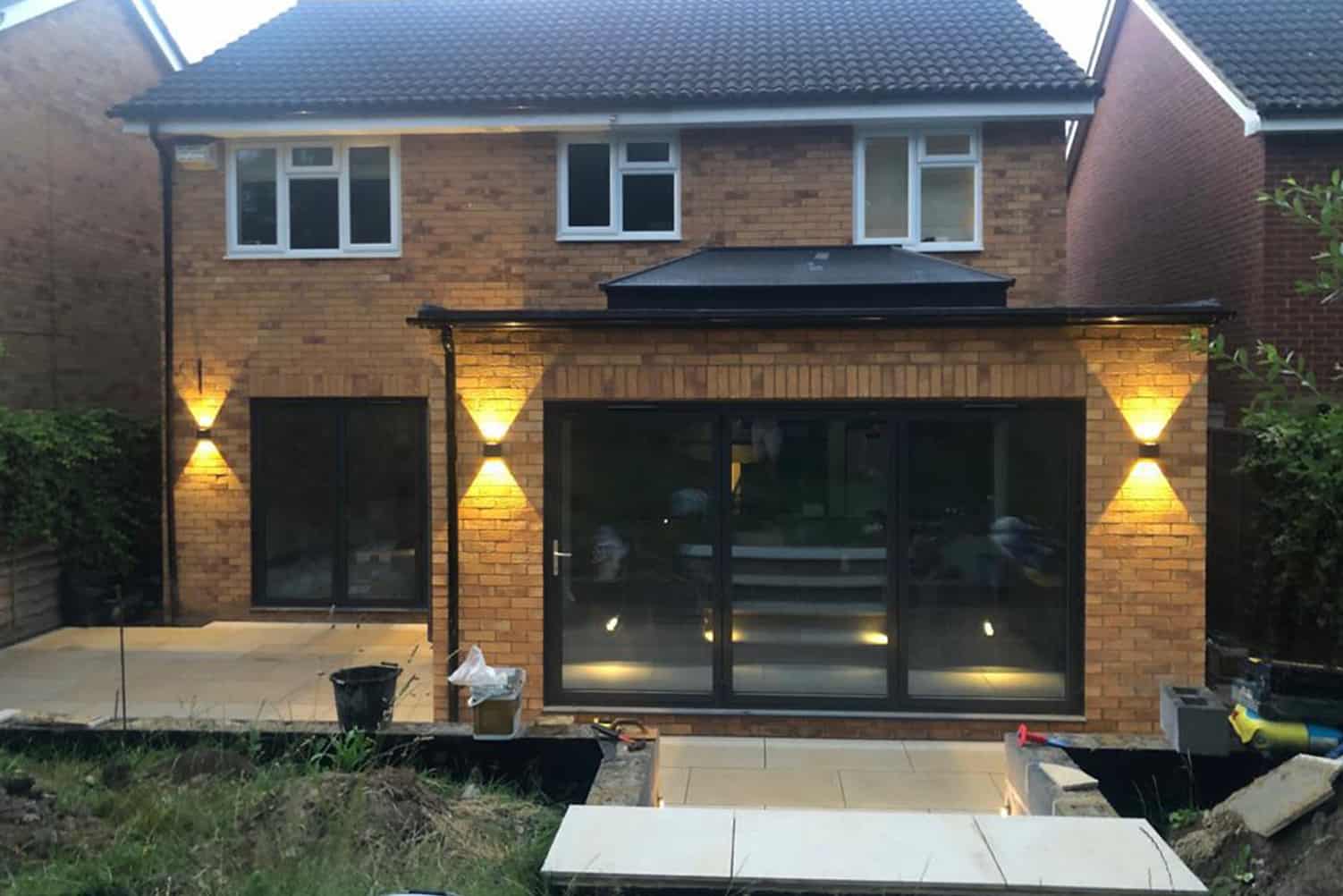 Modern House Extension Build